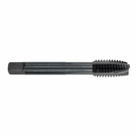 SHEARTAP Spiral Point Tap, Series 2090, Imperial, UNC, 5811, Plug Chamfer, 4 Flutes, HSS, Black Steam Oxid 34440